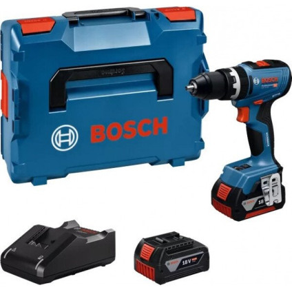 Ударная дрель-шуруповерт Bosch GSB 18V-65 Professional 06019N3303 (с 2-мя АКБ, кейс)