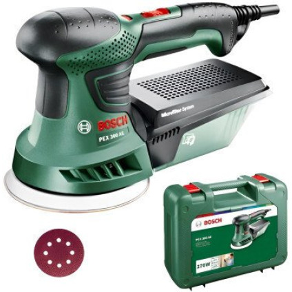Эксцентриковая шлифмашина Bosch PEX 300 AE 06033A3000 (кейс)