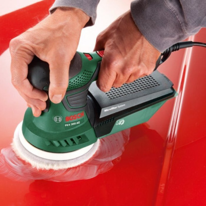Эксцентриковая шлифмашина Bosch PEX 300 AE 06033A3000 (кейс)