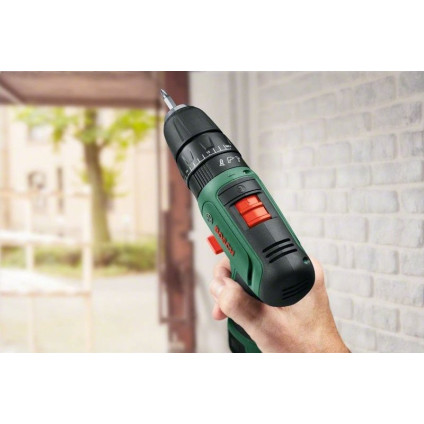 Ударная дрель-шуруповерт Bosch EasyImpact 1200 06039D3105 (с 2-мя АКБ, кейс, набор оснастки)