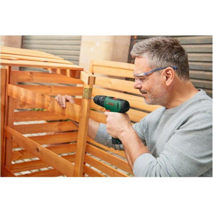 Ударная дрель-шуруповерт Bosch EasyImpact 1200 06039D3105 (с 2-мя АКБ, кейс, набор оснастки)