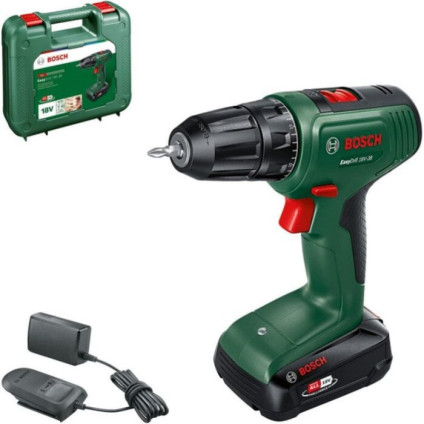 Дрель-шуруповерт Bosch EasyDrill 18V-38 06039D8003 (с 1-им АКБ, кейс)