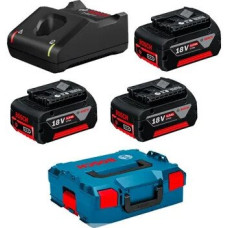 Аккумулятор с зарядным устройством Bosch 0615990L3T (18В/3x5 Ah + 18В + кейс)
