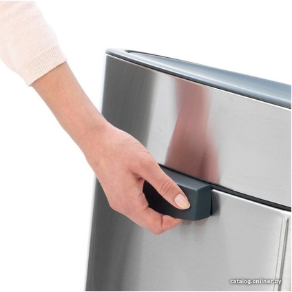 Система сортировки мусора Brabantia Touch Bin Recycle 10+23 л (стальной матовый)