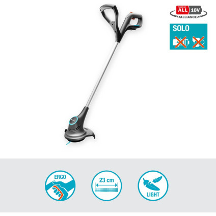 Триммер Gardena Smallcut 23/18V P4A Solo (без АКБ)