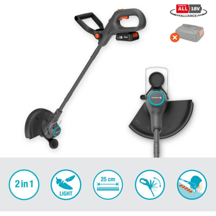 Триммер Gardena Easytrim 25/18V P4A (без АКБ)