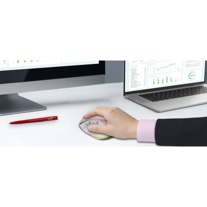 Мышь Genius Ergo 9000S Pro (розовый)