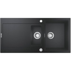 Кухонная мойка Grohe K500 60-C 100/50 1.5 31646AP0 (черный гранит)