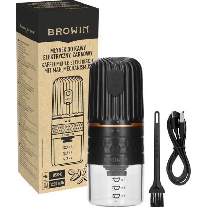 Аккумуляторная кофемолка Browin 320501