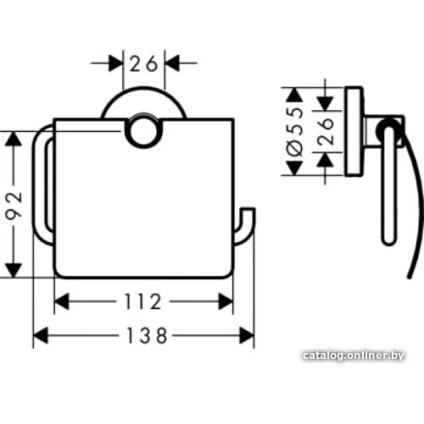 Набор для туалета Hansgrohe Logis Set Universal 41728000