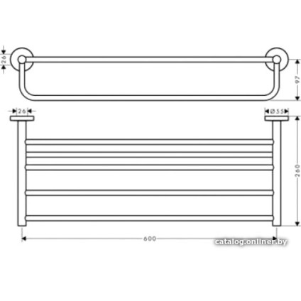 Набор для туалета Hansgrohe Logis Set Universal 41728000