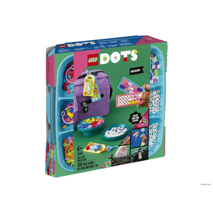 Конструктор LEGO DOTS 41949 Большой набор бирок для сумок: надписи