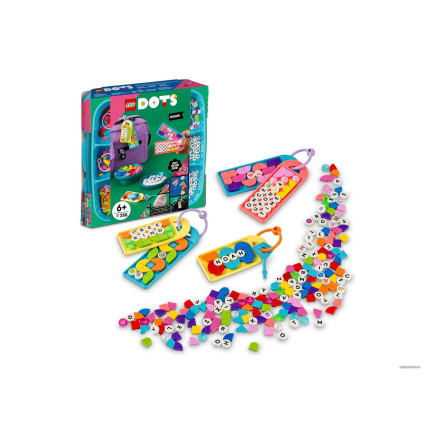 Конструктор LEGO DOTS 41949 Большой набор бирок для сумок: надписи