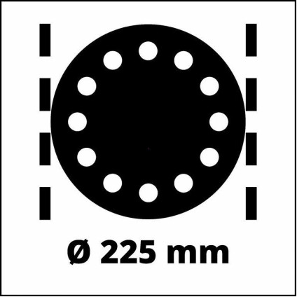 Шлифмашина для стен и потолков Einhell TC-DWS 225 4259945