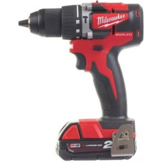 Ударная дрель-шуруповерт Milwaukee M18 CBLPD-202C 4933464320 (с 2-мя АКБ, кейс)