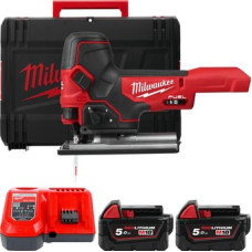 Электролобзик Milwaukee Fuel M18 M18FBJS-502X 4933464800 (с 2-мя АКБ, кейс)