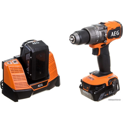 Ударная дрель-шуруповерт AEG Powertools BSB 18C3BL-502C 4935478939 (с 2-мя АКБ 5 Ач, кейс)