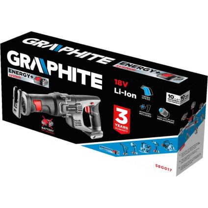 Сабельная пила GRAPHITE 58G017 (без АКБ)