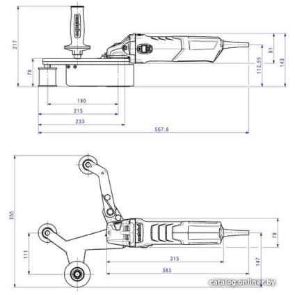 Ленточная шлифмашина Metabo RBE 15-180 SET 602243500