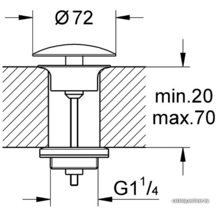 Донный клапан Grohe 65808000