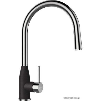 Смеситель Schock Kavus-D (сталь/оникс)