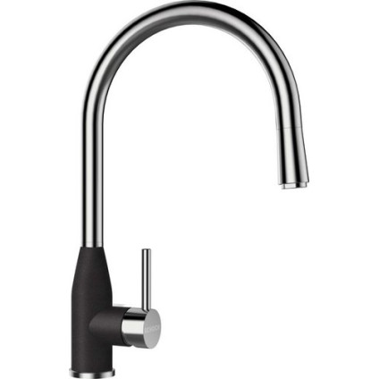 Смеситель Schock Kavus-D (сталь/оникс)