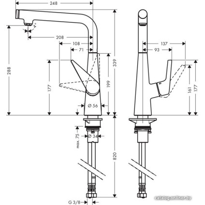 Смеситель Hansgrohe Talis Select S 72820800