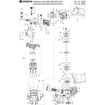Садовый насос Gardena 6500 SilentComfort 9059-20