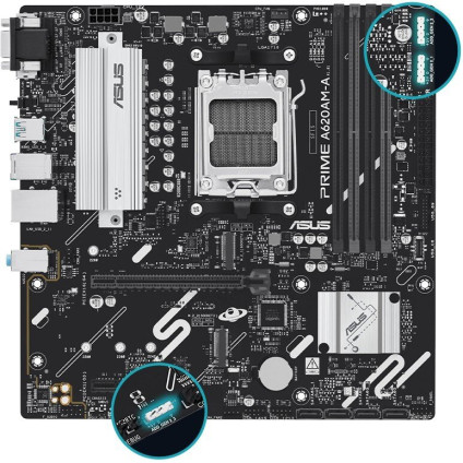 Материнская плата ASUS Prime A620AM-A-CSM