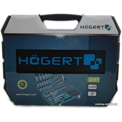 Универсальный набор инструментов Hoegert Technik HT1R444 (222 предмета)