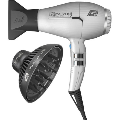 Фен Parlux Digitalyon Silver + Magic Sense