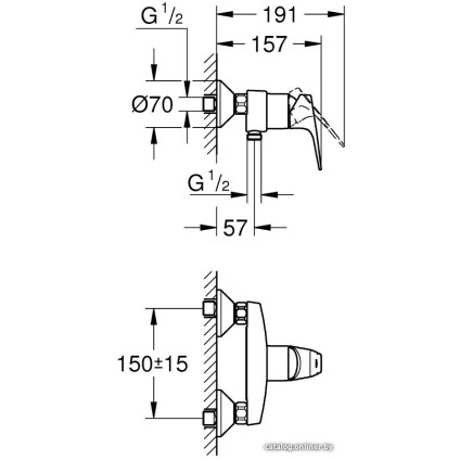 Смеситель Grohe BauFlow 23755000