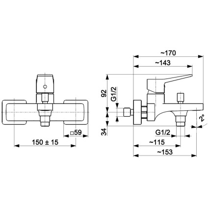 Смеситель KFA Malaga 452401000