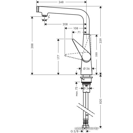 Смеситель Hansgrohe Talis Select S 72820000