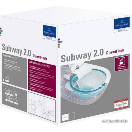 Унитаз подвесной Villeroy & Boch Subway 2.0 [5614 R201]