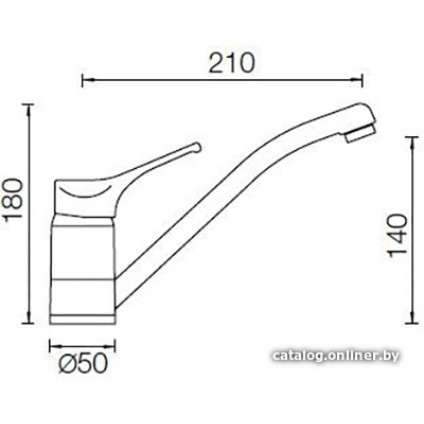 Смеситель Schock Cosmo Cristalite (альпина)