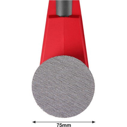 Эксцентриковая шлифмашина Milwaukee M12 FSDR75-202B 4933498233 (с 2-мя АКБ, сумка)