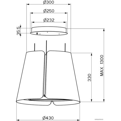 Кухонная вытяжка Faber Beat DB Matt F45 345.0612.340
