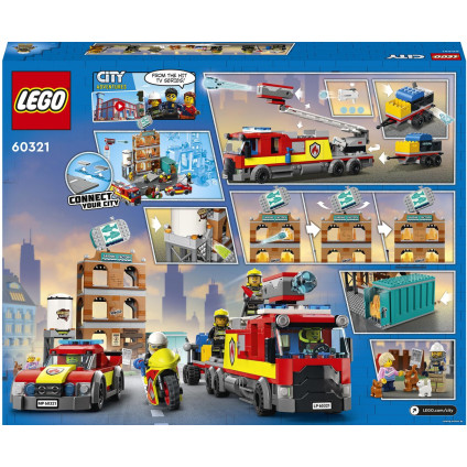 Конструктор LEGO City 60321 Пожарная команда