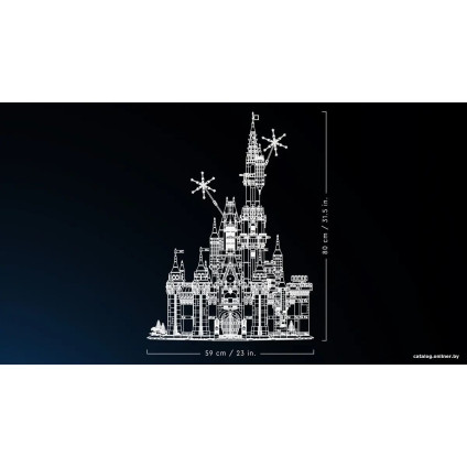 Конструктор LEGO Disney 43222 Замок Диснея