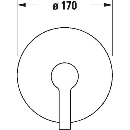 Смеситель без скрытого механизма Duravit B.2 chrom B24210010010
