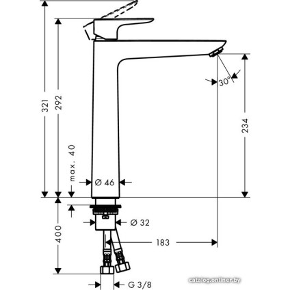 Смеситель Hansgrohe Talis E 71717000