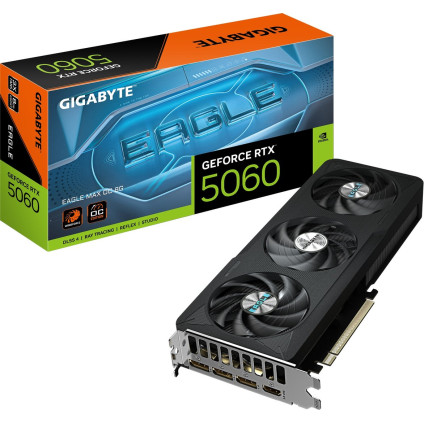 Видеокарта Gigabyte GeForce RTX 5060 Eagle Max OC 8G GV-N5060EAGLEMAX OC-8GD