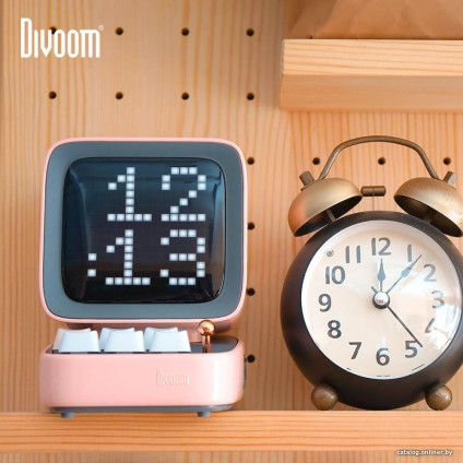 Беспроводная колонка Divoom Ditoo (розовый)