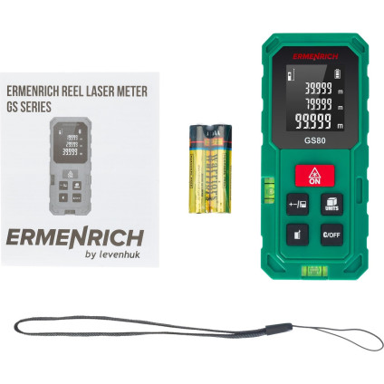 Лазерный дальномер Ermenrich Reel Plus GS80 83085