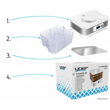 Сушилка для овощей и фруктов Yoer VitaSave FD01W