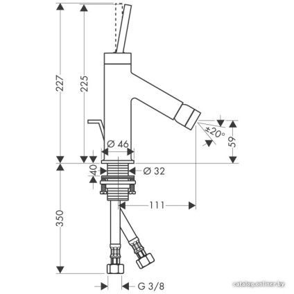 Смеситель Axor Starck 10211000