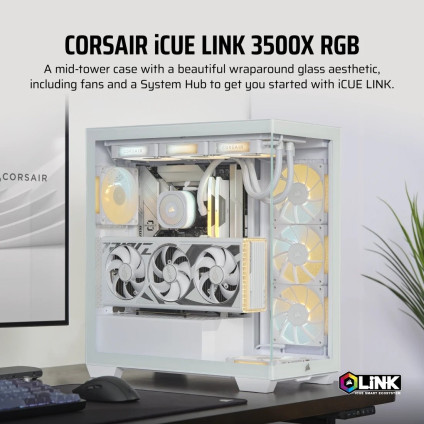 Корпус Corsair iCUE LINK 3500X RGB CC-9011281-WW