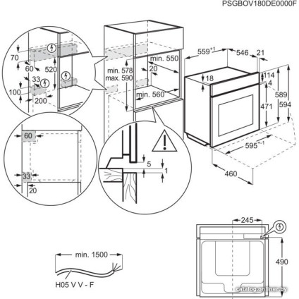 Электрический духовой шкаф Electrolux KOAAS31WT