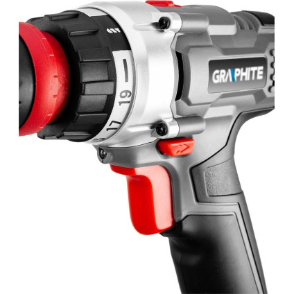 Дрель-шуруповерт GRAPHITE 58G022-SET2 (с 2-мя АКБ, кейс)